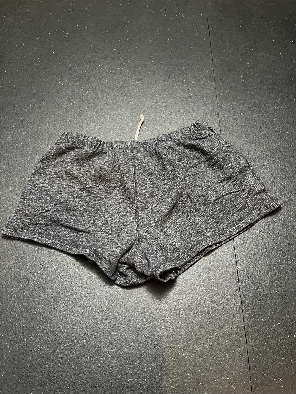 Roots Women's Charcoal Heather Athletic Shorts - Picture 5 of 6